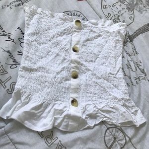 White tube top